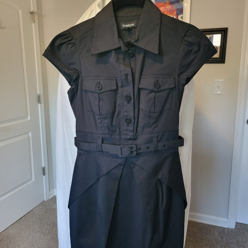 Vintage Bebe Shirt Dress - 50s style rockabilly